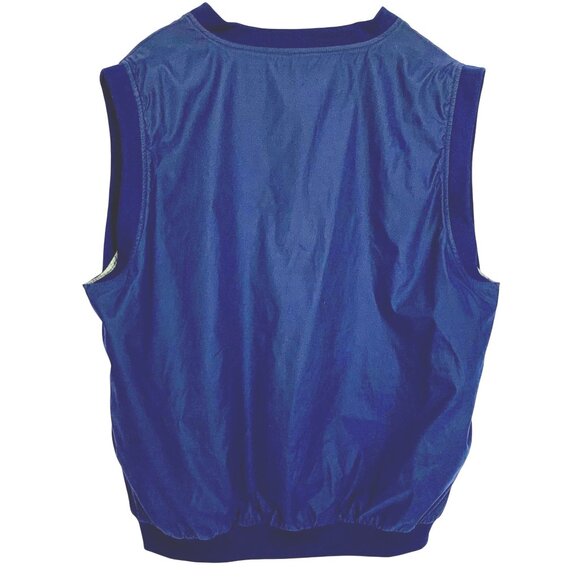 PGA Tour Mens Golf Windbreaker Vest Reversible Embroidered Logo XL Navy Blue - Picture 5 of 8